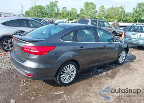 2017 Ford Focus Titanium from USA, damaged, VIN 1FADP3J21HL203736